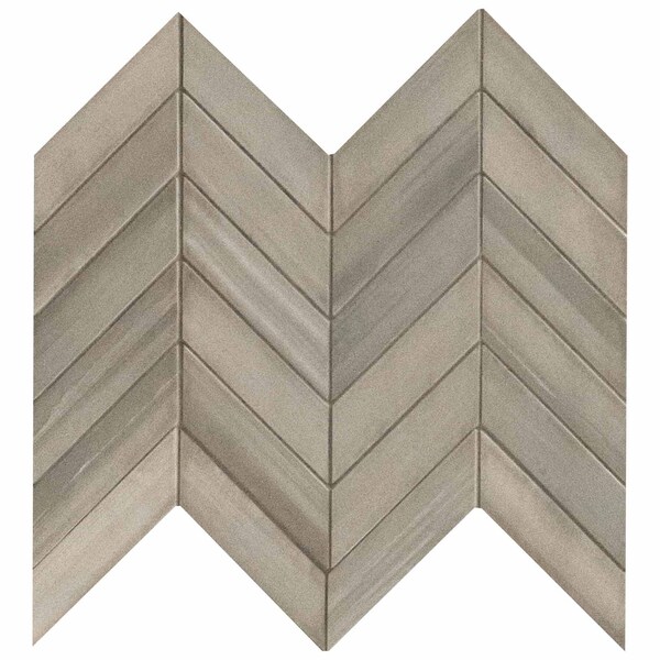 Msi Water Color Grigio SAMPLE Glazed Porcelain Mesh-Mounted Mosaic Tile ZOR-PT-0359-SAM - main